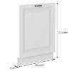 Obrazek Front kuchenny STILO biały mat/biały front zm 713x596