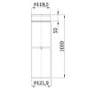 Obrazek Rura prosta RP 120/1000-CZ6 szara
