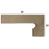 Obrazek Cokół schodowy Zanquin Orion Beige prawy 39/20 