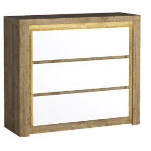 Obrazek Komoda Livinio L6 Ribbeck/biały połysk