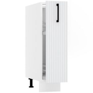 Obrazek Szafka kuchenna Kate d20 cargo/kosz jasny szary mat