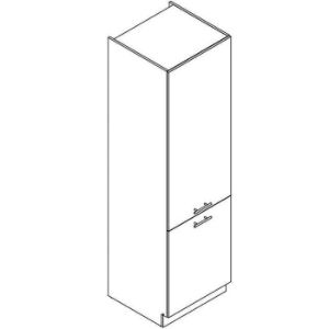 Obrazek  Szafka Kuchenna Bono D60lo 2133 Pl 2fr Biała Alaska/Bia 