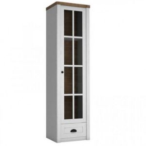 Obrazek Witryna Prowansja W1S sosna andersen/dąb lefkas ciemny