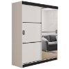 Obrazek Szafa Retro 138 2L biała / front biały