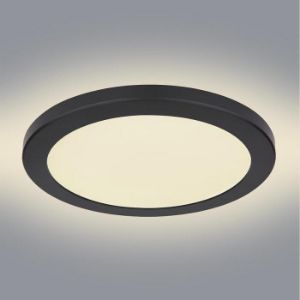 Obrazek Plafon 12379-24B LED 24W D30 czarny PL1