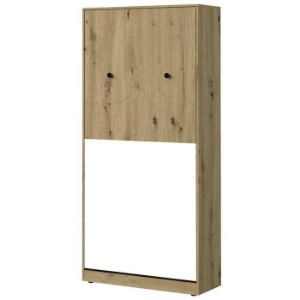 Obrazek Półko-Tapczan Pionowy Nero 15 – Czarny Mat