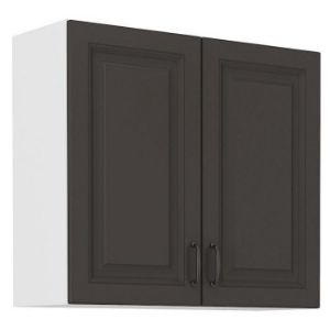 Obrazek Szafka kuchenna STILO grafit mat/biały 80g-72 2f