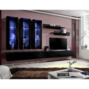 Obrazek Meblościanka Fly E+szkło czarny Zz Fy E3