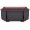 Obrazek Biurko Matrix 2 grafit/czerwony 