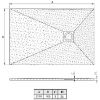 Obrazek Brodzik prostokątny Opal 150/90/2,6 biały