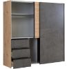 Obrazek Szafa Winn 2 200 cm Dąb Artisan/Beton 