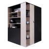 Obrazek Szafa Planet Pl1 L/P Czarny/Dąb/Beż