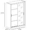 Obrazek Szafa Vista 150 cm dąb sonoma/lustro