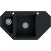 Obrazek Zlew Granitowy Narożny 900x500 Czarny