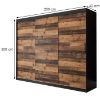Obrazek Szafa Old Wood T 250 Czarny/Old Style