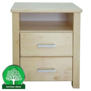 Obrazek Stolik nocny Prezydent olcha naturalna 