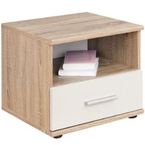 Obrazek Szafka nocna Dino dąb sonoma/biały