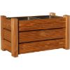 Obrazek Donica Sunset 2 wkłady KDI brąz 59x34x33 cm 
