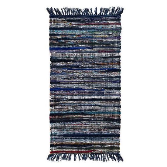 Obrazek Dywan bawełniany Chindi 0.6/1.2 Cr-604 blue multi