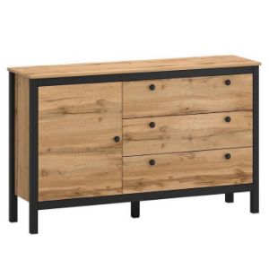 Obrazek  Komoda Palmer G Dąb Wotan/Czarny 