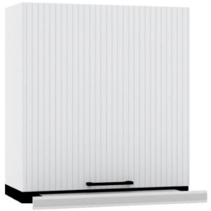 Obrazek Szafka kuchenna Kate w60/68 slim pl z okapem srebrnym jasny szary mat