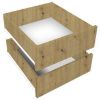Obrazek Szafa Lamelo 1 120 Dąb Artisan/Czarny