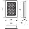Obrazek Kratka Krl2-Ml-B Siatka Biała 175x195