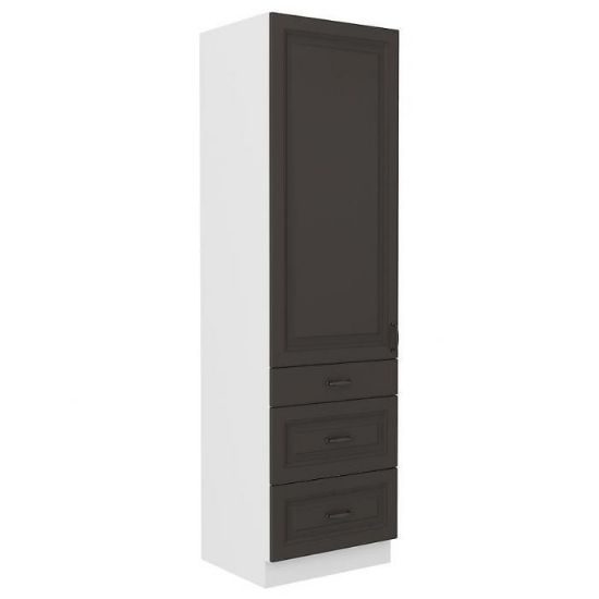 Obrazek Szafka kuchenna STILO grafit mat/biały 60dks-210 3s 1f