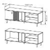 Obrazek Madis Stolik RTV 138 C dąb artisan/antracyt