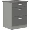 Obrazek Szafka kuchenna Grey 60d 3s bb szara