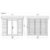 Obrazek Domek ogrodowy LAWENDA 250x250
