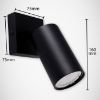 Obrazek Kinkiet Manam GU10 1D black 0373 K1