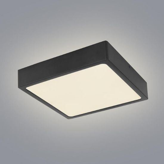 Obrazek Plafon 12369-15 LED 15W 14.5X14.5 Czarny PL1