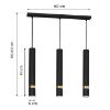 Obrazek Lampa Joker Black MLP 6080 Gold LW3 