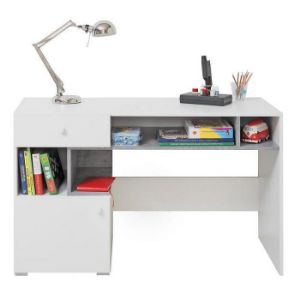 Obrazek Biurko Sigma Si10 Biały Lux/Beton