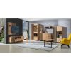 Obrazek Szafka RTV Sole LA7 dąb wotan/czarny mat