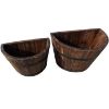 Obrazek Drewniana doniczka 24x13,5x17,5 cm