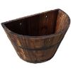 Obrazek Drewniana doniczka 24x13,5x17,5 cm