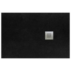 Obrazek Brodzik prostokątny Opal 150/80/2,6 czarny
