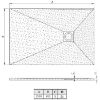 Obrazek Brodzik prostokątny Opal 150/80/2,6 czarny