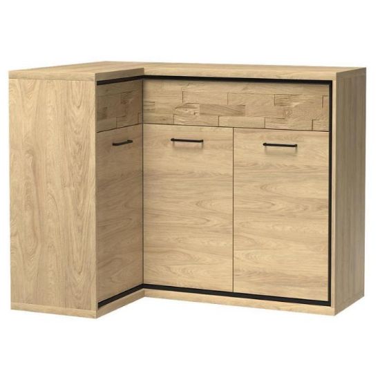 Obrazek Komoda Narożna Deska M15* Odbicie Mediolan Natural Hikora