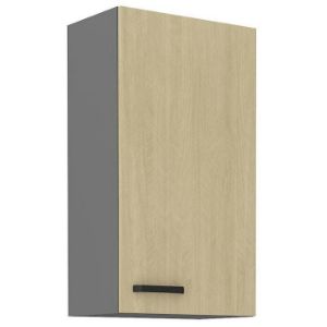 Obrazek  Szafka kuchenna SCANDI jodełka/antracyt 50g-90 1f 