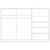 Obrazek Szafa Gamma 300 cm dąb wotan/biały