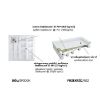 Obrazek Brodzik półokrągły 90X90X26 R55 Grawello 3.014 do zab.
