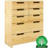 Obrazek  Komoda Drewniana Sosnowa 8s Skandica Spectrum Naturalny 