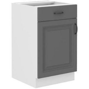 Obrazek Szafka kuchenna Stilo dustgrey/biały 50d 1f 1s bb