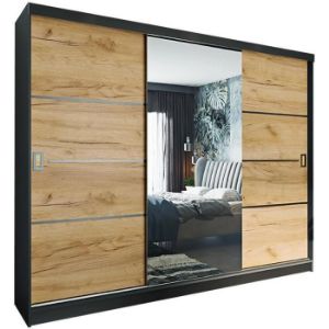 Obrazek Szafa Retro 200 4L grafit/ front craft