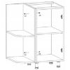 Obrazek Szafka kuchenna Gardena D25PZ white