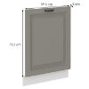 Obrazek Front kuchenny Stilo claygrey/biały front zm 713x596