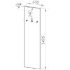 Obrazek Wieszak tapicerowany Blanco 25